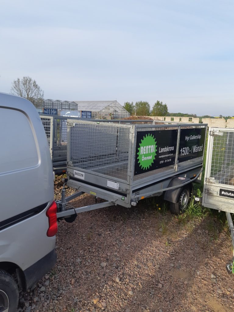 Rental Öresund Släpvagnsuthyrning hyr ut Gallersläp till villaägare och företagare från Åstorp. Hyr släp veckovis eller måndasvis.